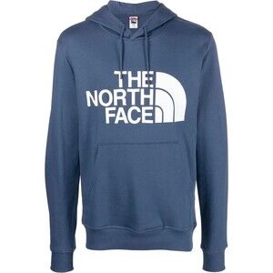 The North Face Men's Hoodie Half Dome Logo Pullover Sweatshirt Shady Blue